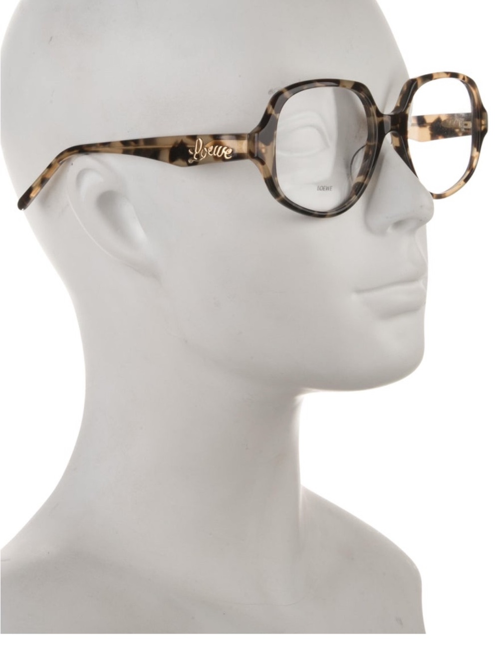 Loewe Tortoise Shell Round Acetate Glasses - Brown/Tan